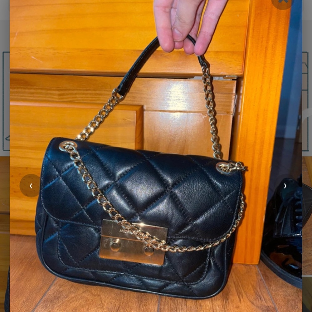 Michael Kors Black quilted small bag